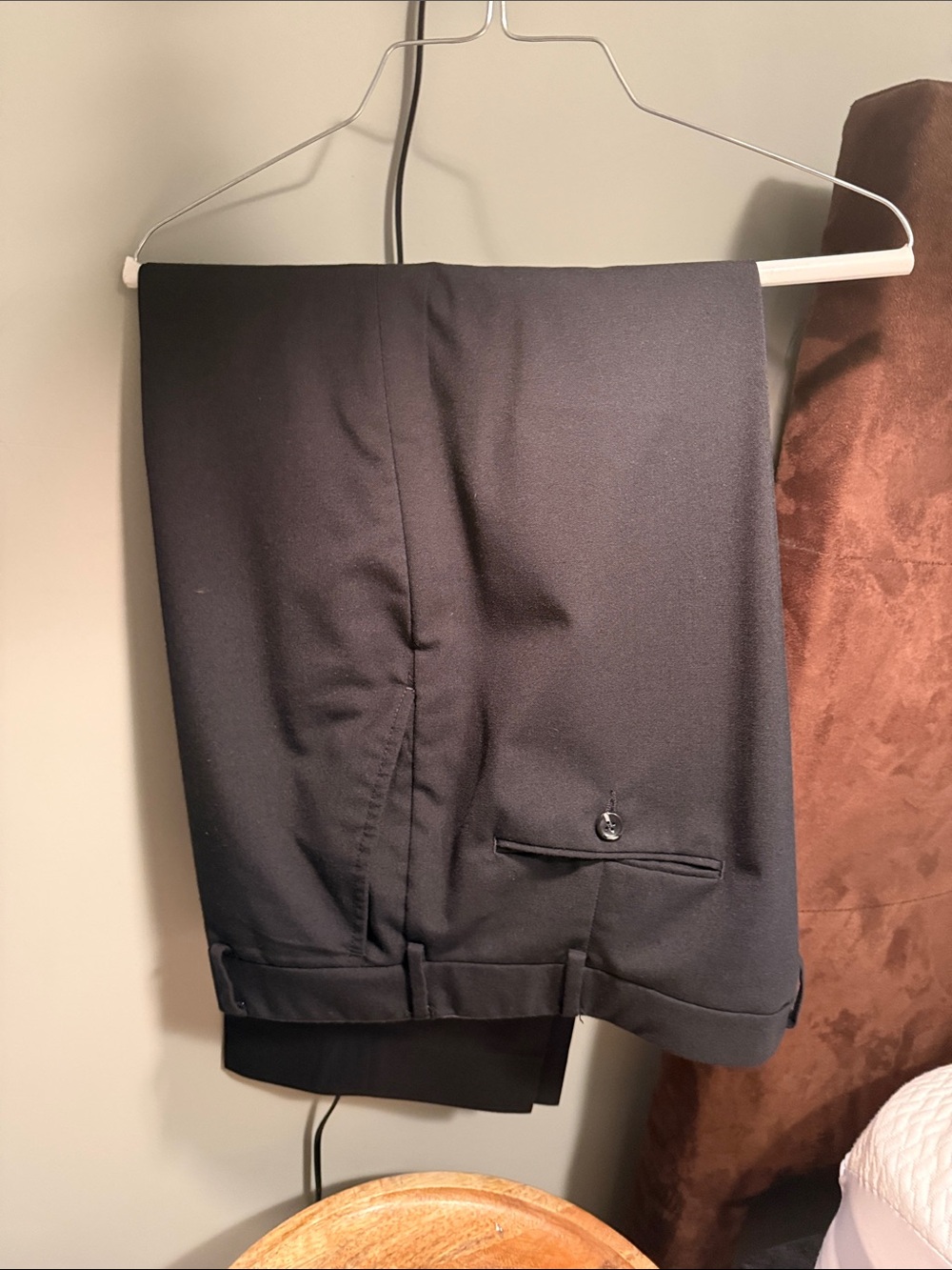 Crew Outfitters Black Wool Blend Pants